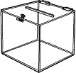 acrylic box cases display,acrylic display,acrylic box,fundrising box case,sugestion box case,display case,model display cases,baseball display cases,sign holder,acrylic cube